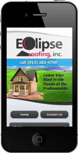 Roofing Mobile Website Design