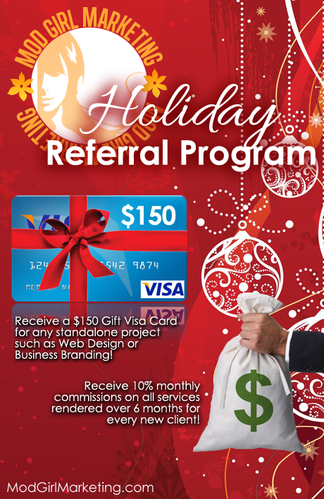 Mod Girl Holiday Referral Program
