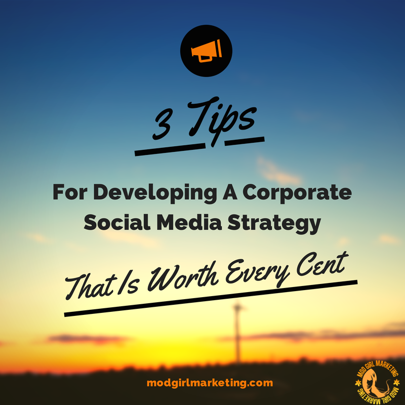 corporate social media strategy