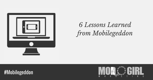 lessons from mobilegeddon