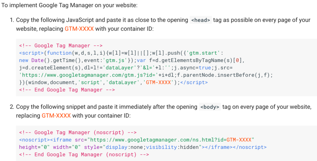 google tag manager installation google tag manager installation
