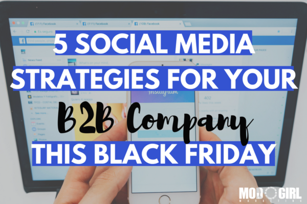 Black Friday marketing social media