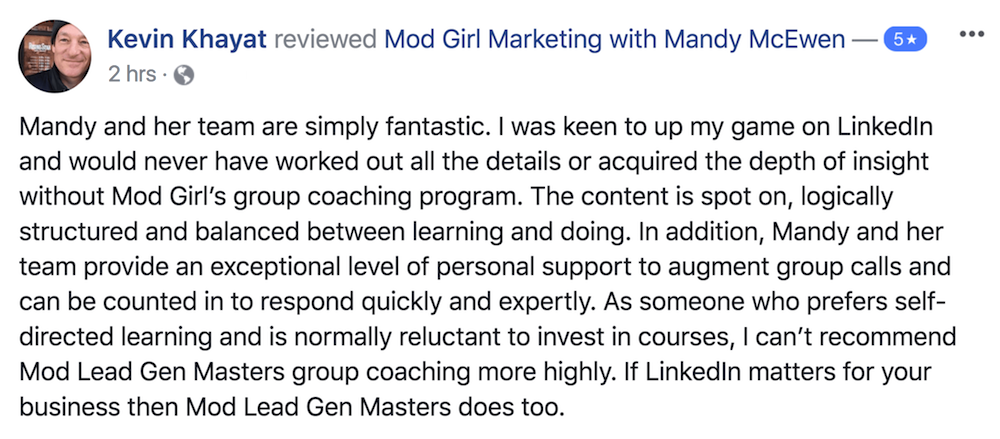 mod lead gen masters review