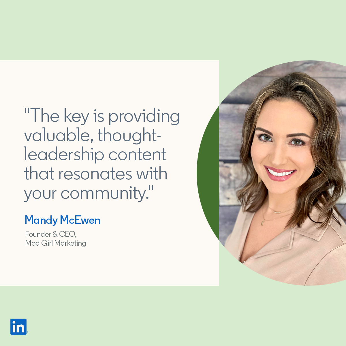 Mandy McEwen - LinkedIn Marketing Solutions